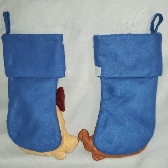 Rudolph the Red Nose Reindeer and Clara 3D Plush Felt Christmas Stockings - Picture 2 of 8